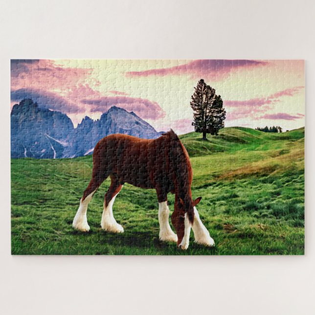 Clydesdale Sonnenuntergang (Horizontal)