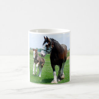 Clydesdale und Filly-Tasse Kaffeetasse