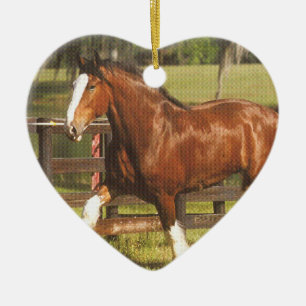 Clydesdale Verzierung Keramikornament
