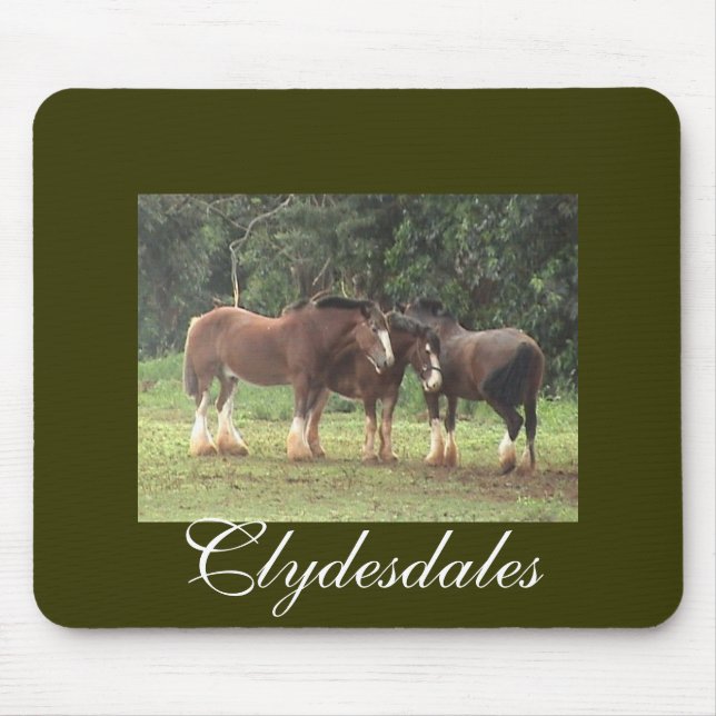 Clydesdales Mousepad (Vorne)