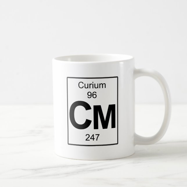 Cm - Curium Kaffeetasse (Rechts)