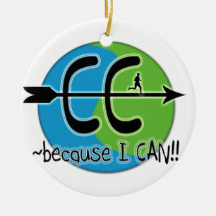 CM DES CROSS COUNTRY-BECAUASE KANN ICH KERAMIK ORNAMENT