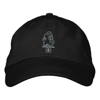 Cm genähter Logo Hut, schwarz Bestickte Baseballkappe