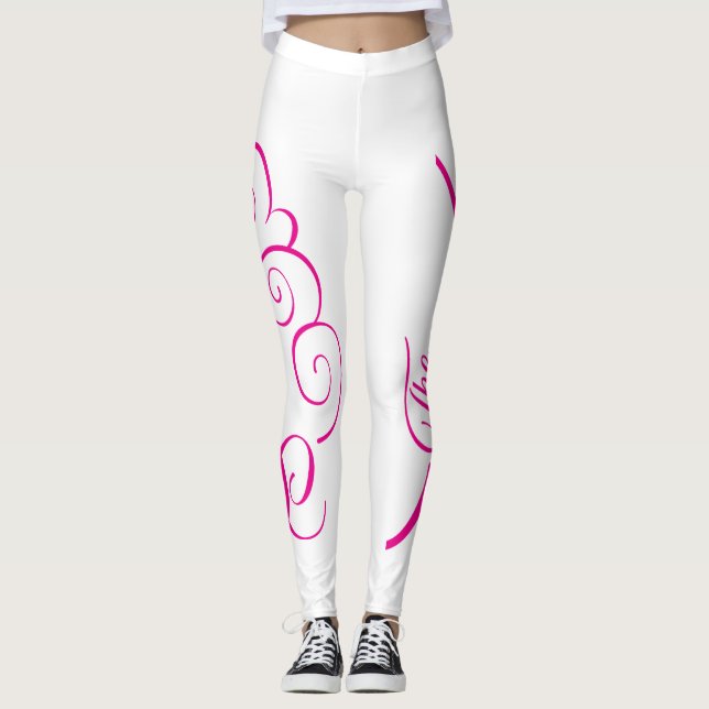 Cm-Leggings - Logo und Text Leggings (Vorderseite)