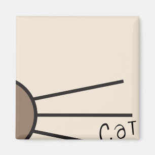 CM Whiskers Logo Magnet