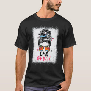 Cma Außer Dienst Krankenschwester Stethoskop Unord T-Shirt