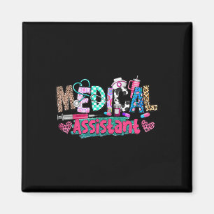 Cma Medical Istant Nurse Leopard Stethoscope Fraue Magnet