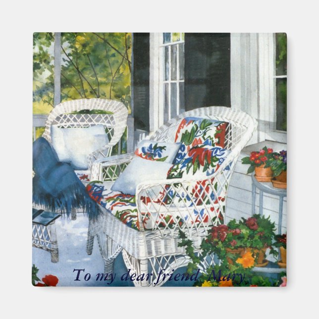 CMCarlson Back Porch Magnet (Vorne)