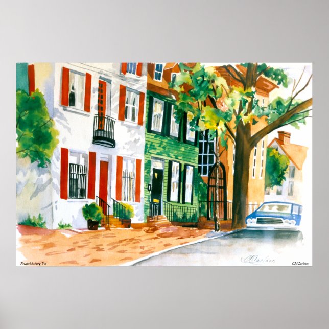 CMCarlson Fredericksburg, Va, Poster (Devant)