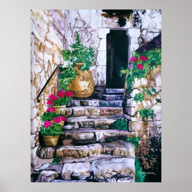 CMCarlson Secret-Eingang in Italy Poster (Vorne)