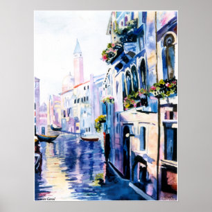 CMCarlsonVenice Kanal-Plakat Poster