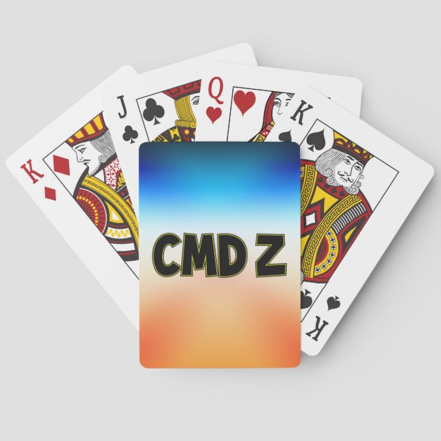 CMD Z Playing Cards Spielkarten (Rückseite)