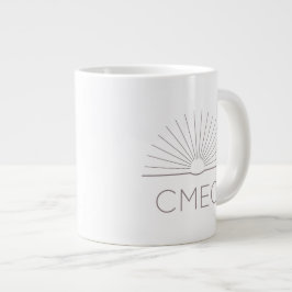 CMEC Jumbo Tasse - 20 oz, weiß mit grau