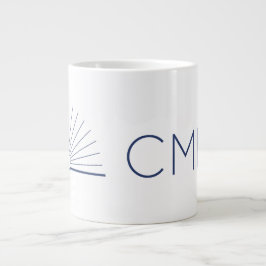 CMEC Jumbo Tasse - 20 oz, weiß mit Marine