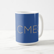 CMEC Kaffee Tasse - 15-oz, Programm 9, blau w/pfir