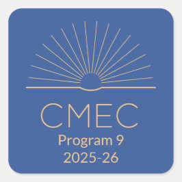 CMEC Stickers - Quadrat, Programm 9, 1,5"x1,5"