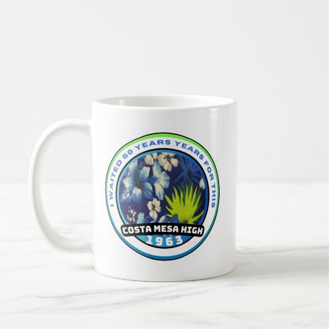 CMHS 60 ans Réunion Hawaiienne thème Mug (Gauche)