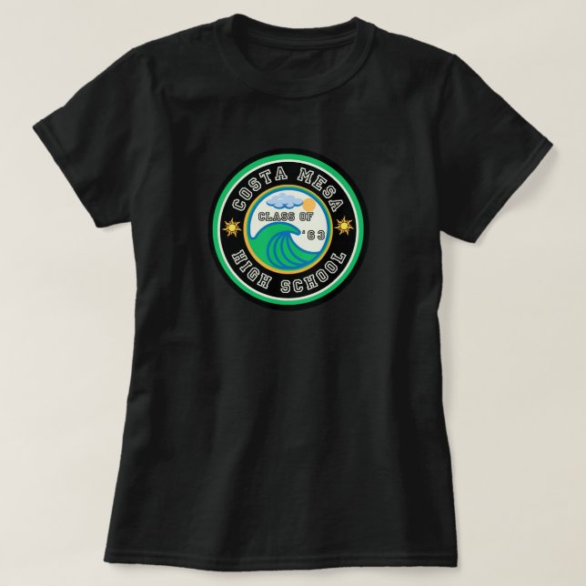 CMHS '63 T-shirt de la vague de réunion (Design devant)
