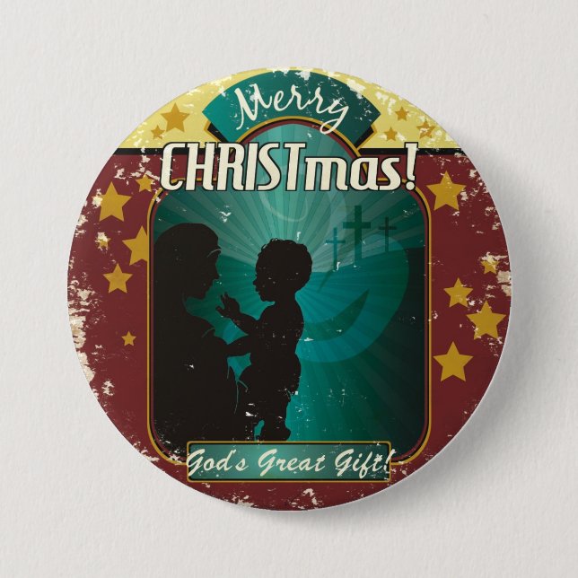 CMN Weihnachtsknopf 2 Button (Vorderseite)