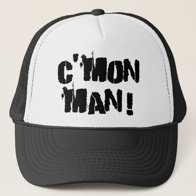 C'mon Mann! Hut Truckerkappe (Vorderseite)