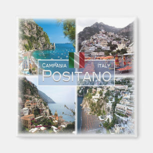 CMP028 POSITANO, Kampanien, Italien, Kühlschrank Magnet