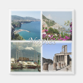 CMP035 NAPLES, Amalfi, Sorrento, Pompeji, Kühlschr Magnet