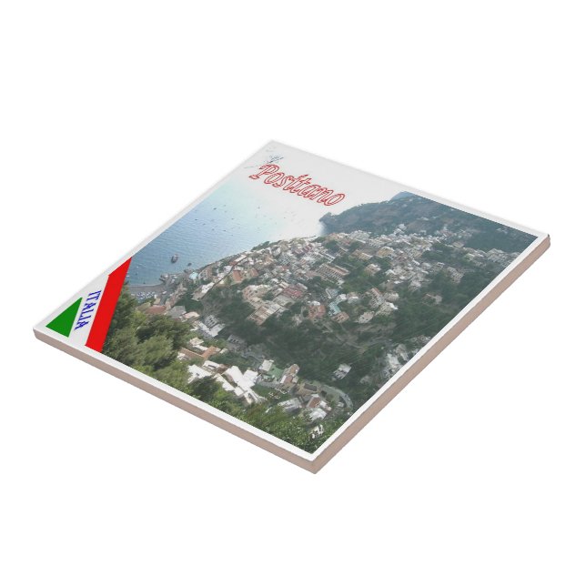 CMP045 POSITANO, AMALFI COAST, Italien, Fliese (Seite)