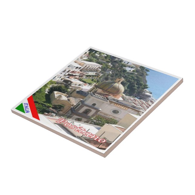 CMP046 POSITANO, AMALFI COAST, Italien, Fliese (Seite)