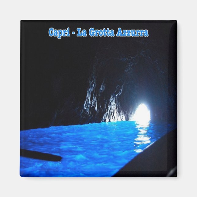 CMP125 CAPRI - The Blue Grotto Italy - Fridge Magnet (Vorne)