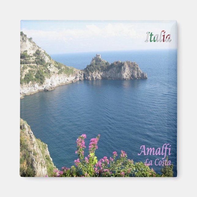 CMP131 AMALFI, The Coast, Italien, Kühlschrank Magnet (Vorne)
