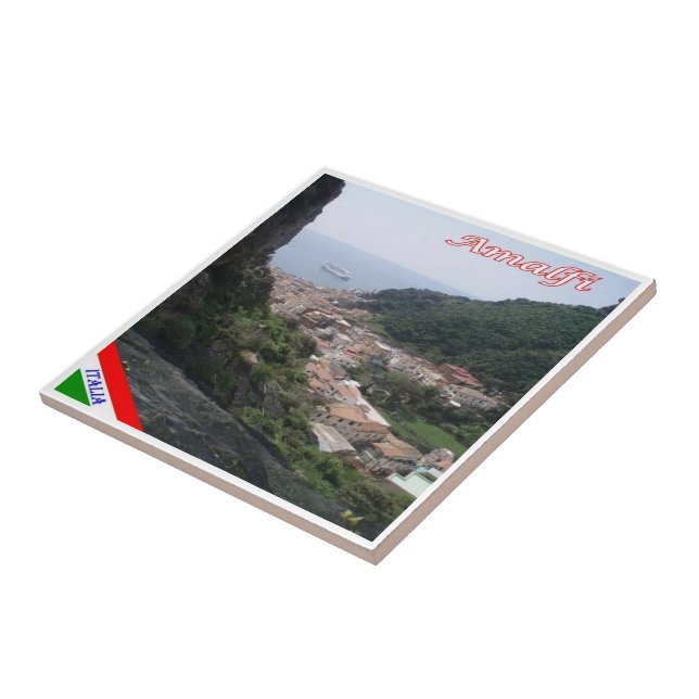 CMP140 AMALFI Aerial View, Italien, Fliese (Seite)