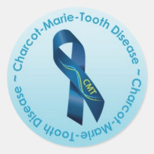 CMT Awareness-Aufkleber Runder Aufkleber