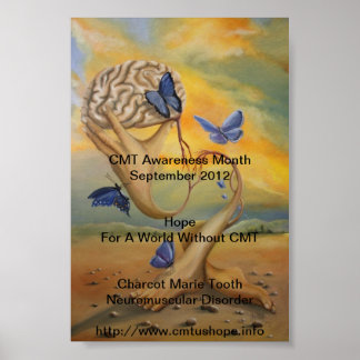 CMT Awareness Month 2012 Poster mit Worten