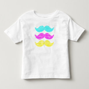 CMY Schnurrbärte (Briefbeschwererart) Kleinkind T-shirt