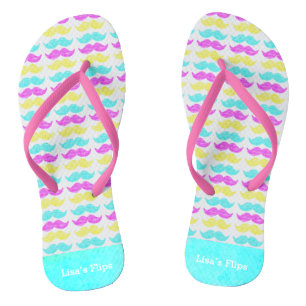CMY Schnurrbärte Flip Flops