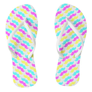 CMY Schnurrbärte Flip Flops