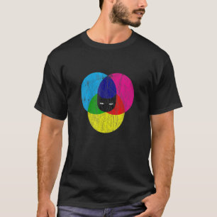 CMYK Cat Designer T-Shirt