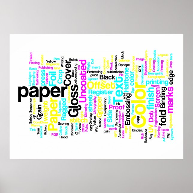 CMYK Designers Poster (Vorne)