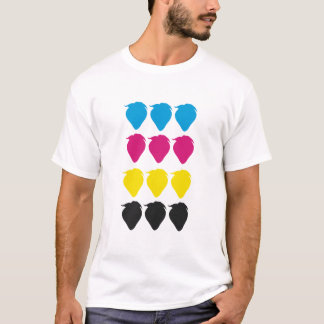 CMYK Erdbeeren T-Shirt