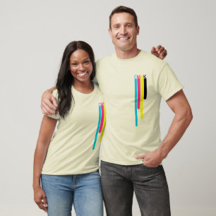 CMYK färbt Shirt