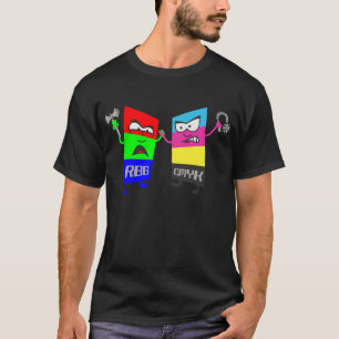 CMYK gegen RBG T-Shirt