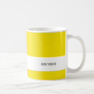 CMYK-Gelb Kaffeetasse