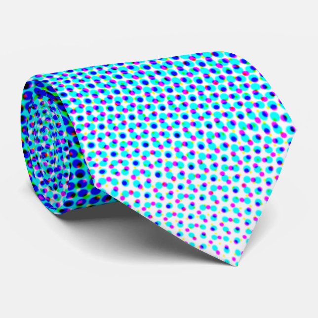 CMYK Gradience cyan-blaues 1 Krawatte (Gerollt)
