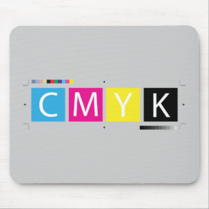 CMYK-Grafikdesigner-Mauspad für Drucker Mousepad