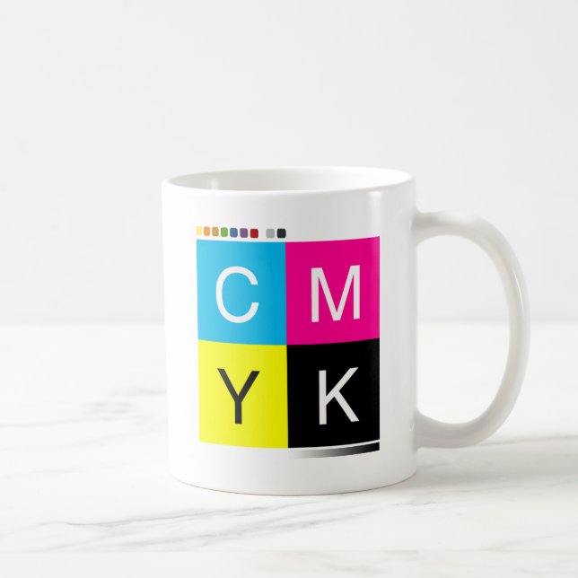 CMYK KAFFEETASSE (Rechts)