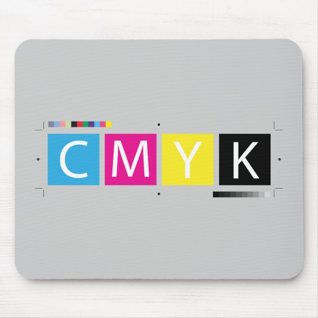 CMYK pressen Farben vor Mousepad (Vorne)