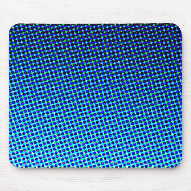 CMYK Punkt-Muster mousepad (Vorne)