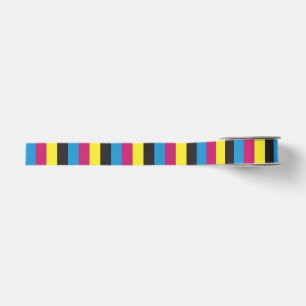 CMYK-Streifen Hintergrundmuster Grafikfarbe Cyan Ripsband