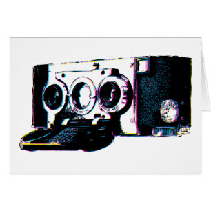 CMYK Vintage Kamera-Bild-Pop-Kunst