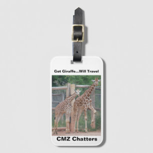 CMZ chattet Gepäckanhänger